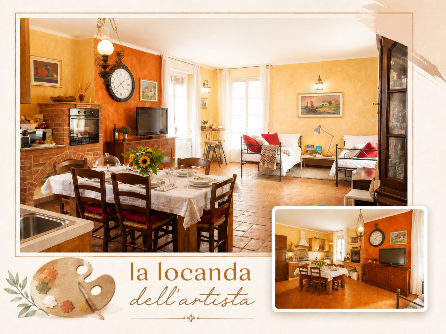 Interno della Locanda dell'Artista